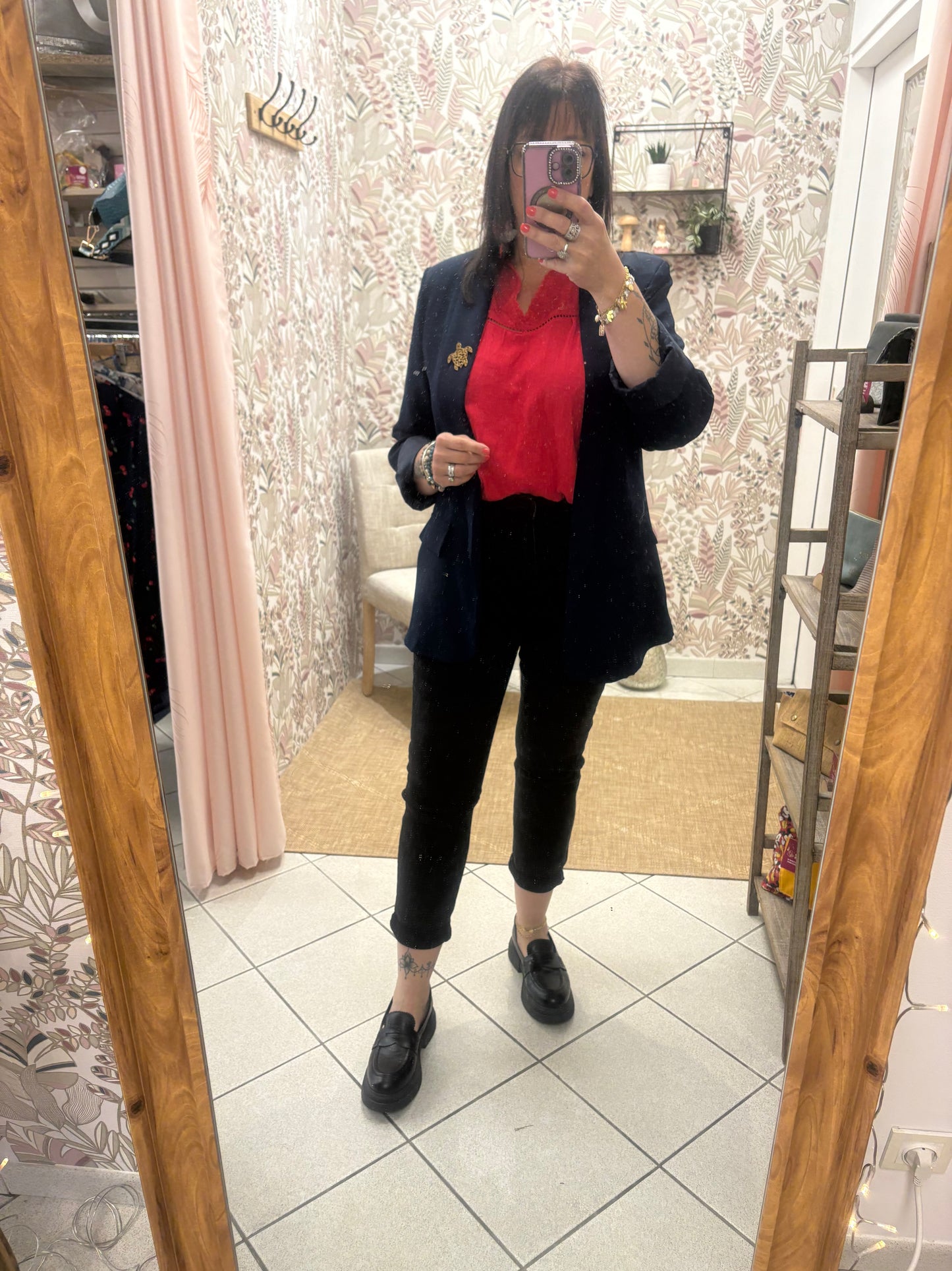 Jeans MOMFIT noir