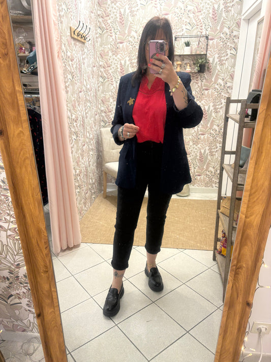 Jeans MOMFIT noir
