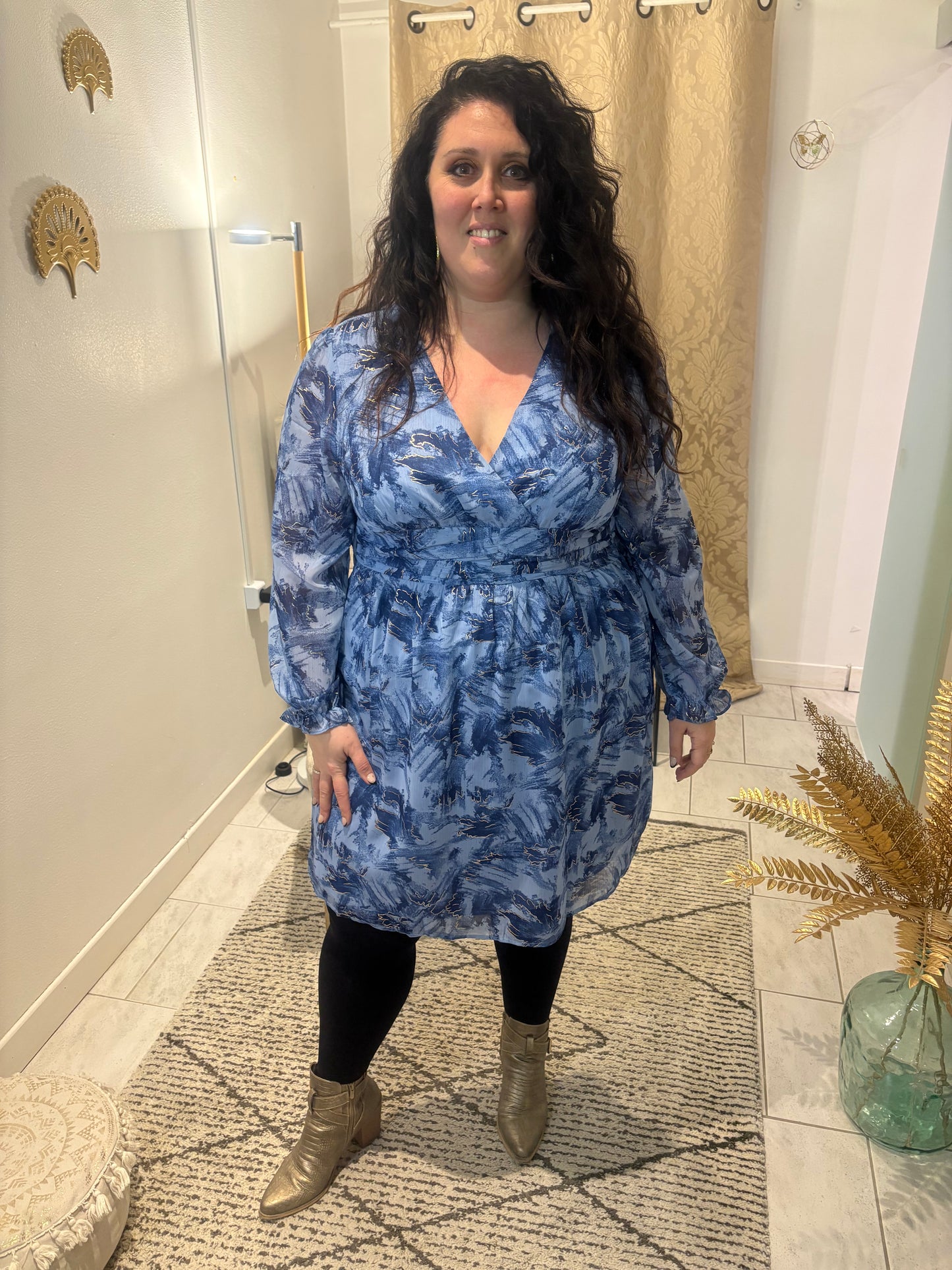 Robe cintrée élastiquée