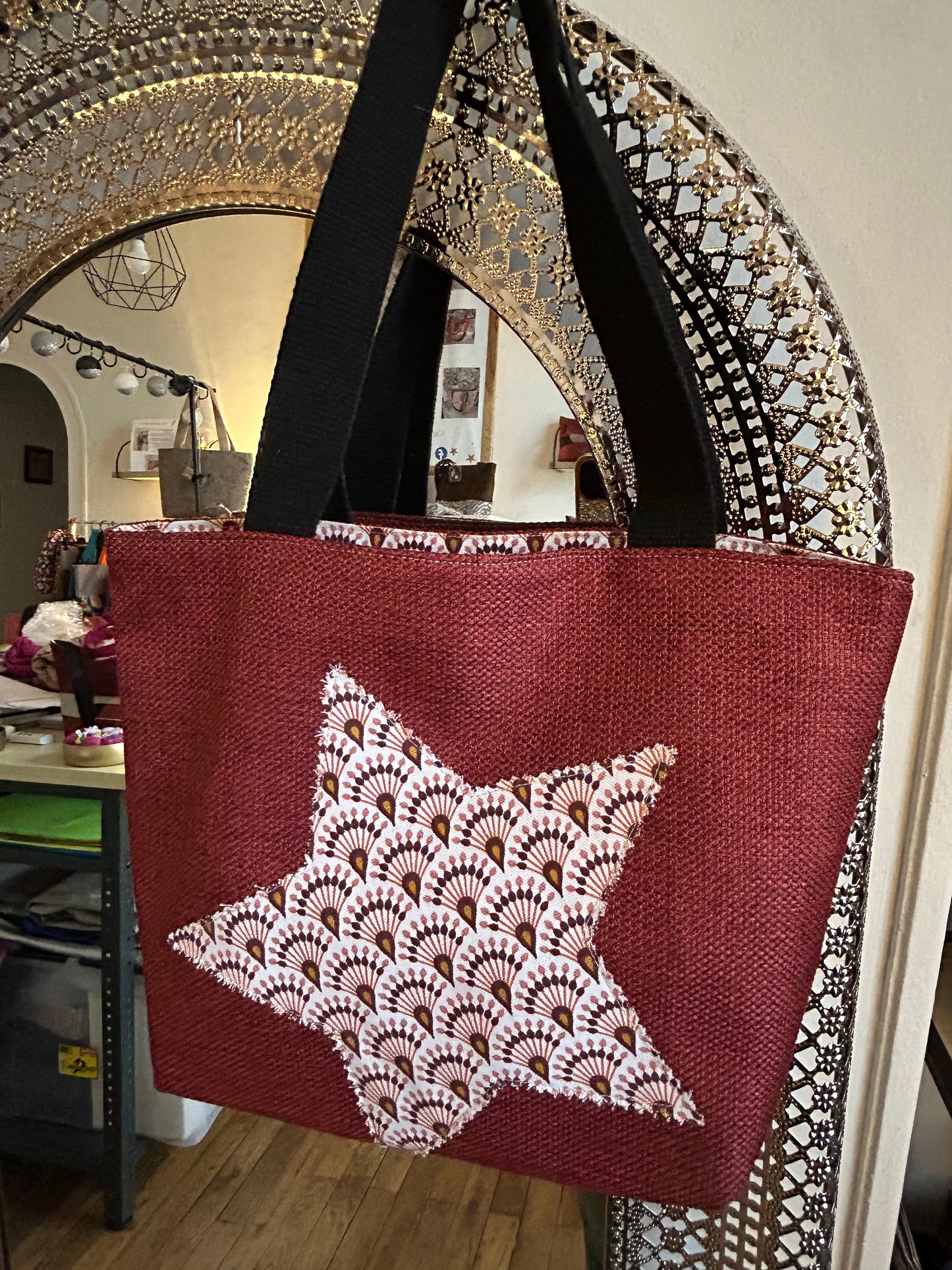 Sac à main en toile de coton