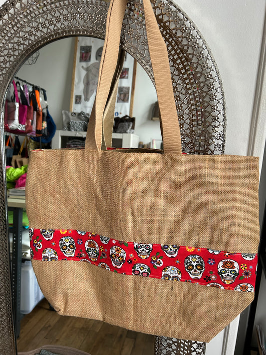 Sac cabas en toile de jute